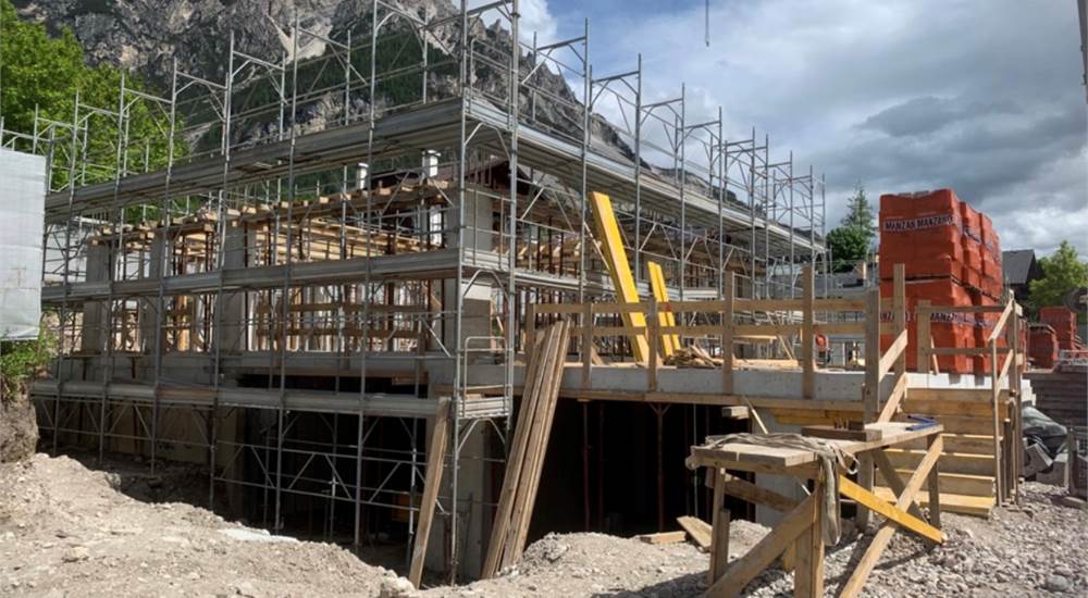 foto del cantiere Le Baite del 27.5.25