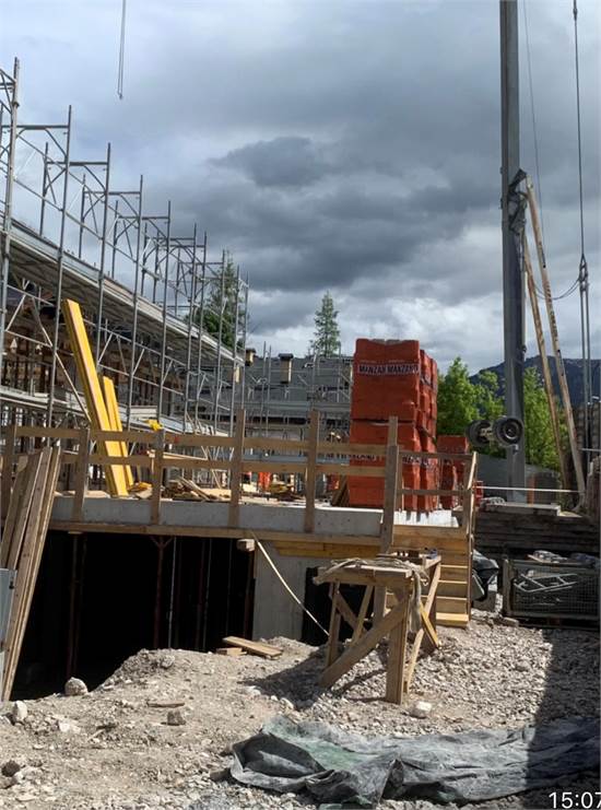 foto del cantiere Le Baite del 27.5.25
